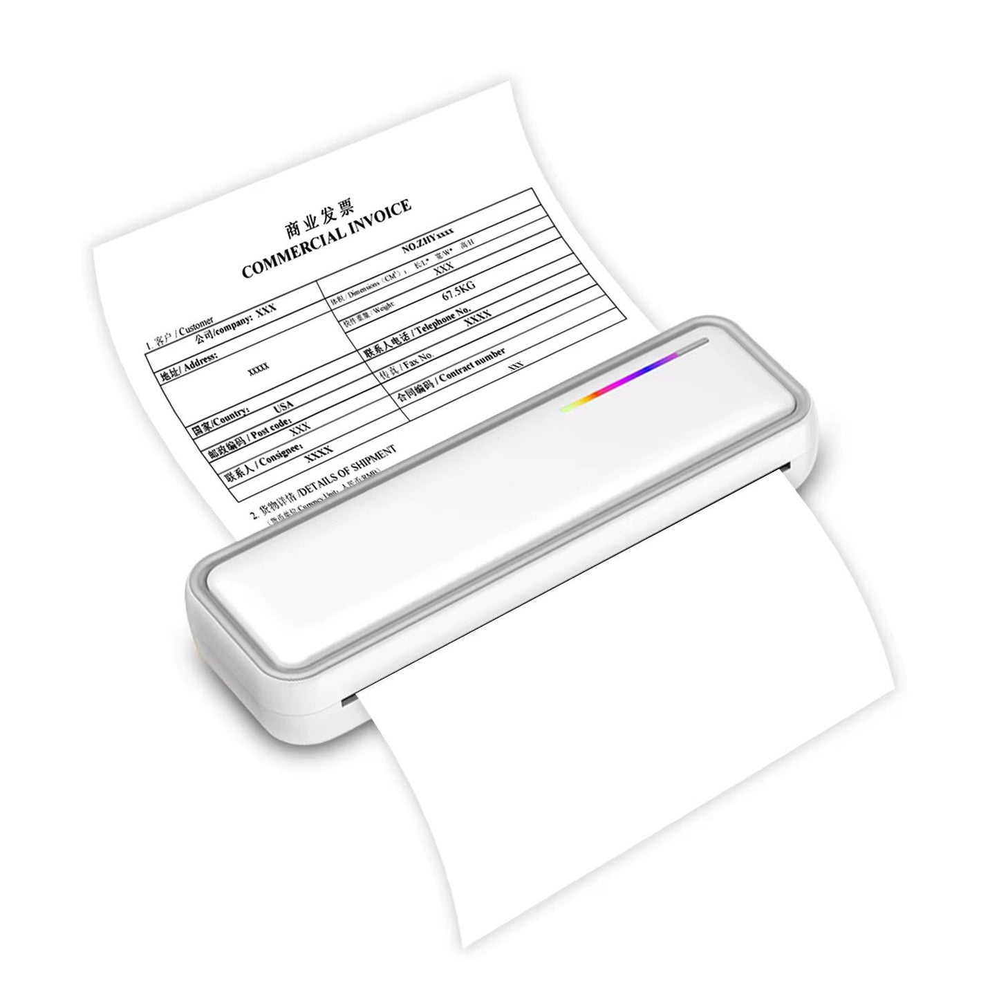 Mini imprimante portable A4