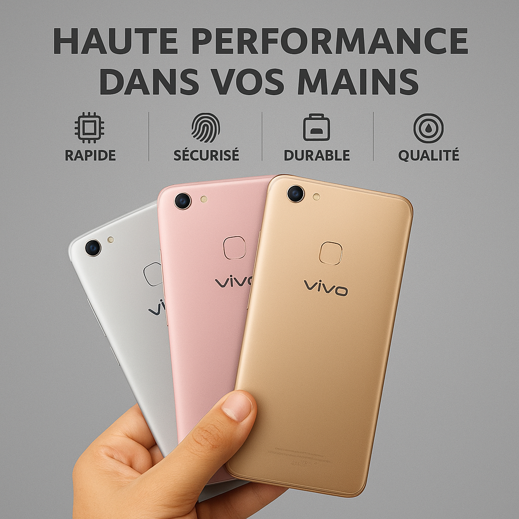 Vivo Y75 – 128 Go | Puissance & Élégance