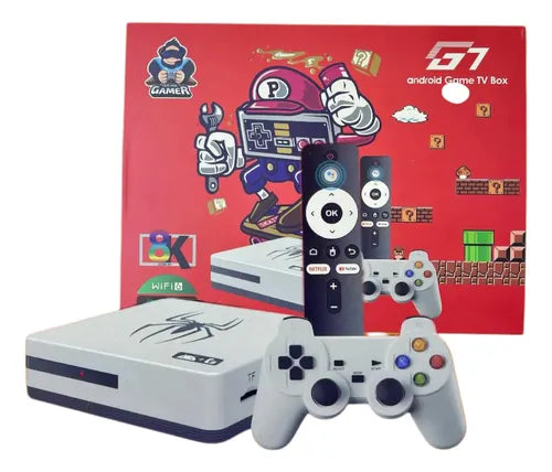 Box android Tv avec +15 000 jeux