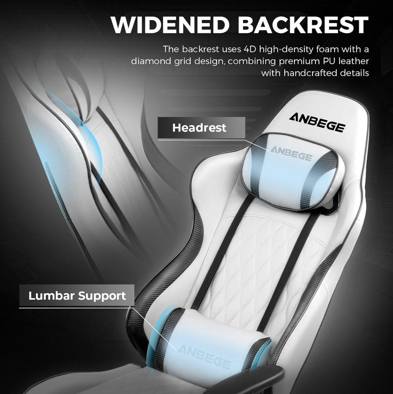 Chaise gaming ANBEGE - Ton confort